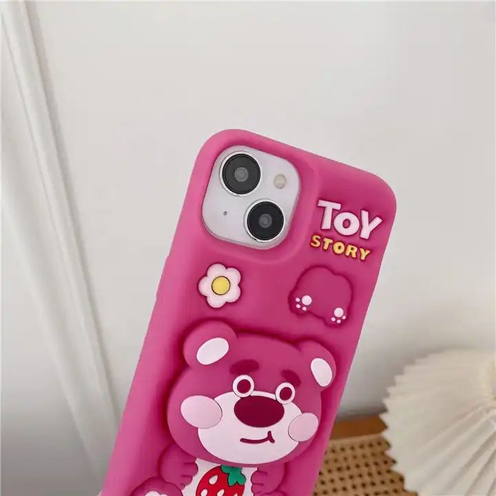 Teddy's Toy Story Silicone With Pop Stand Phone Case