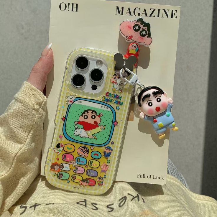 Cute Giggle Buddy Phone Case With Charm & Antenna