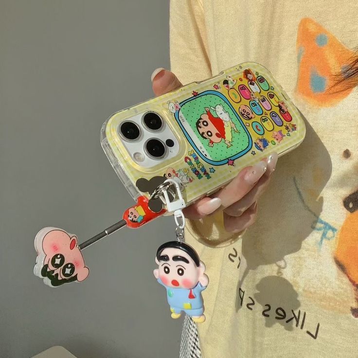 Cute Giggle Buddy Phone Case With Charm & Antenna