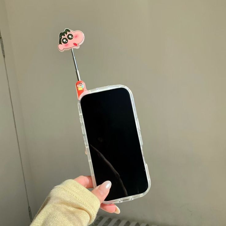 Cute Giggle Buddy Phone Case With Charm & Antenna