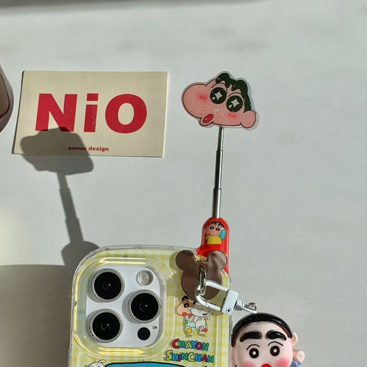 Cute Giggle Buddy Phone Case With Charm & Antenna