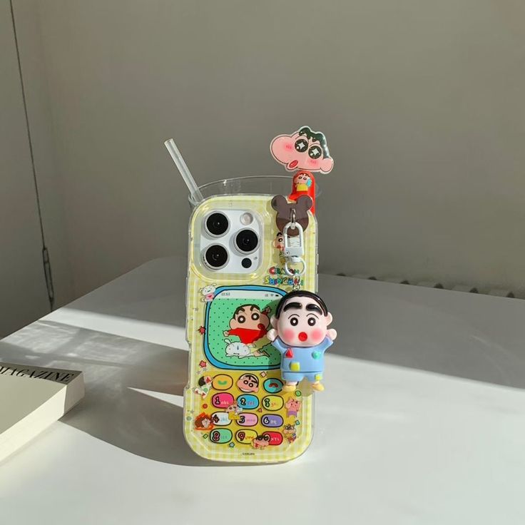 Cute Giggle Buddy Phone Case With Charm & Antenna