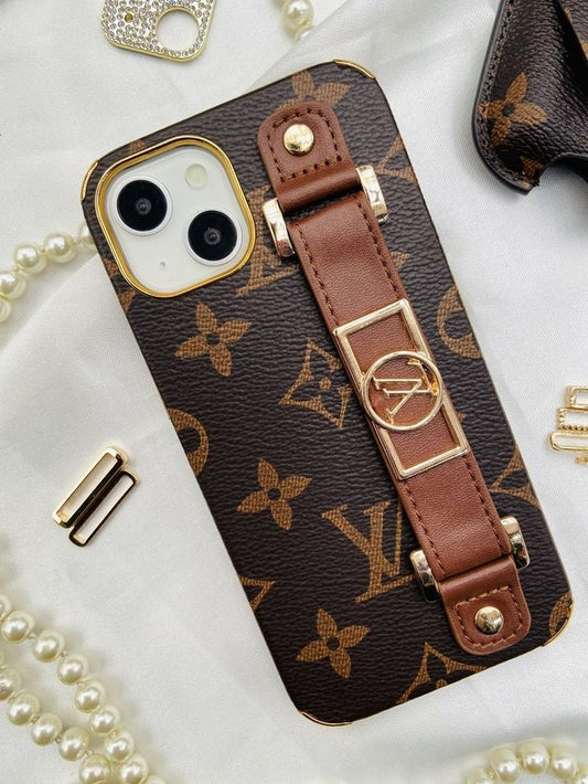 Louis Vuitton Wrist Premium Leather Belt For iPhone Case
