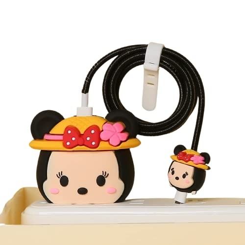 Cute Cartoon Series Fast Charger Protector for iPhone(Minnie Mouse)
