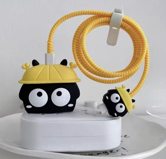 Cute Cartoon Series Fast Charger Protector for iPhone (Funny Cartoon)