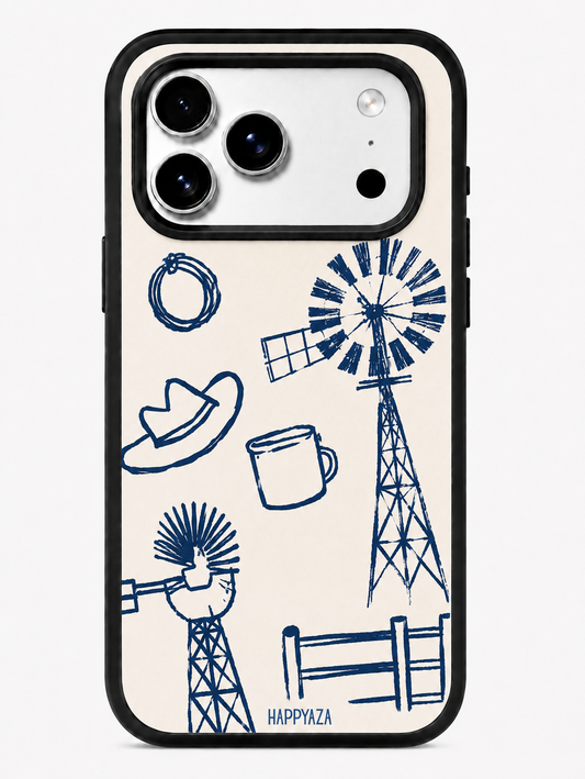 Countryside Doodles Designer Phone Case