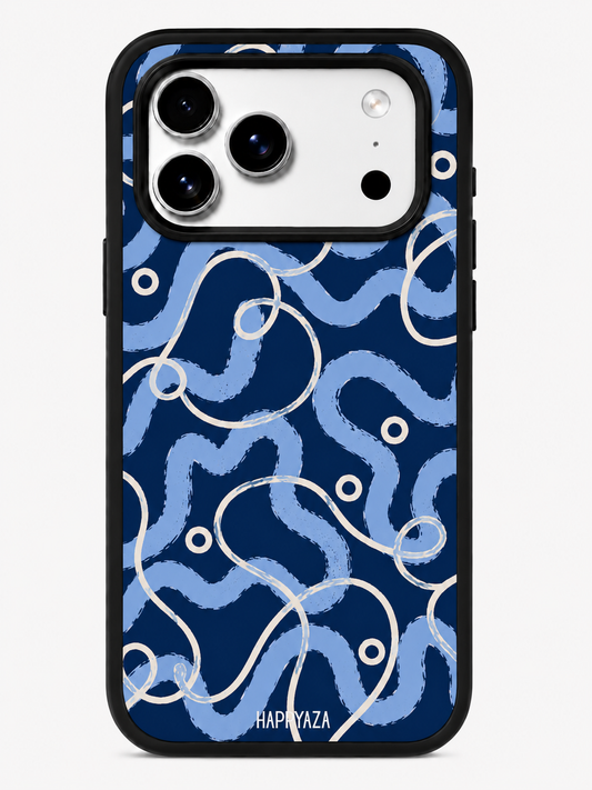 Ocean Loop Pattern Designer Phone Case