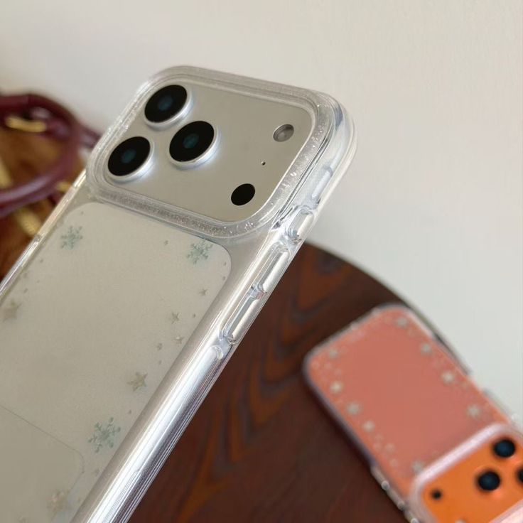 Elegance Snowdrop Phone Case With Pearl Charm Strap