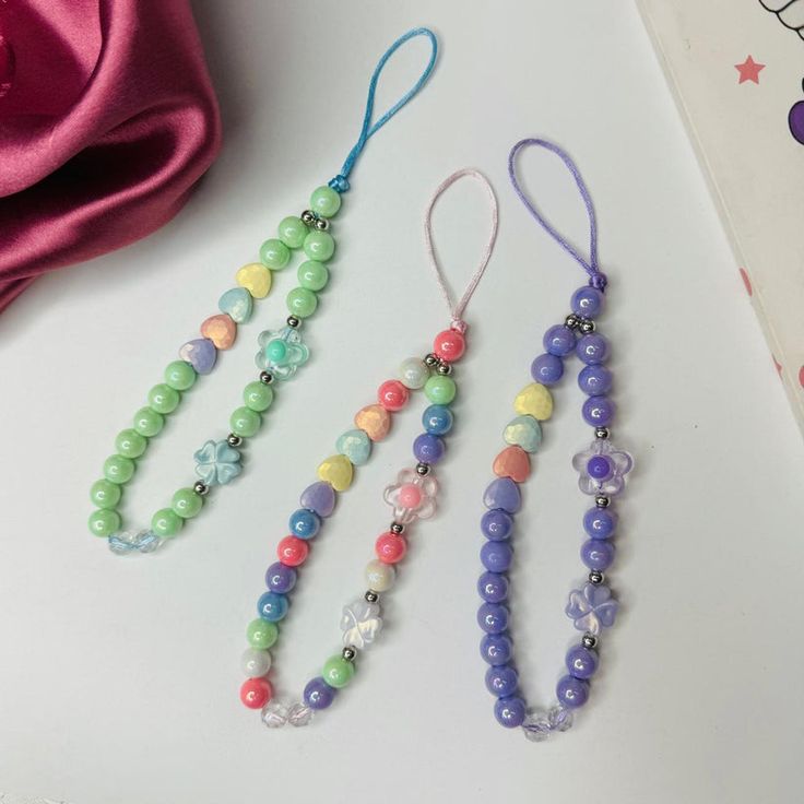 Colorful Beads Floral charm