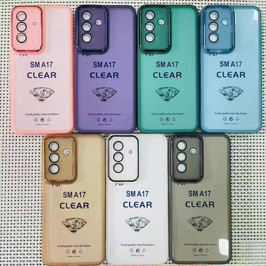 Ultra-thin Colorful Transparent Clear Lens Protective TPU Phone Case