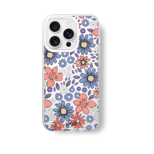 Colorful flowers Soft Silicone Phone Case
