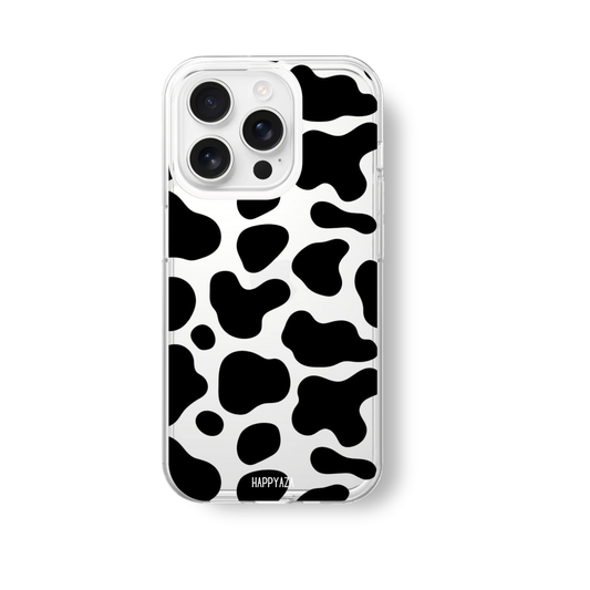 Y2K Cow Themed Soft Silicone Phone Case