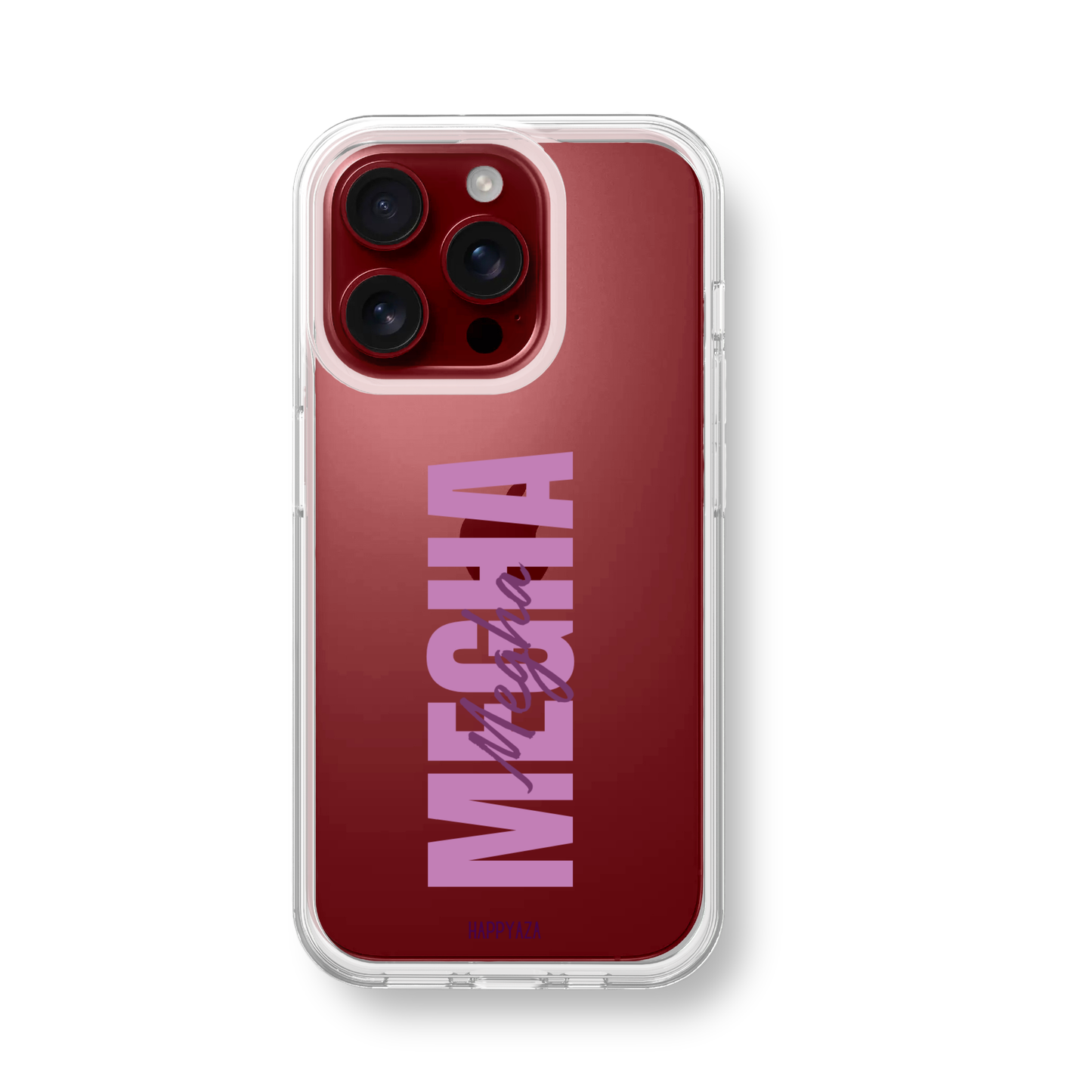 Custom Vertical Name Silicone Phone Case