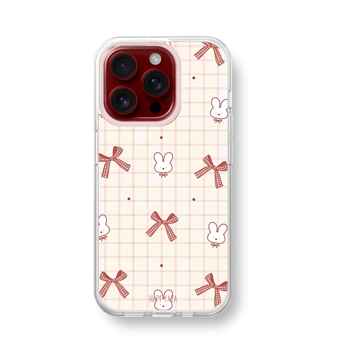 Bunny Bow Charm Soft Silicone Case