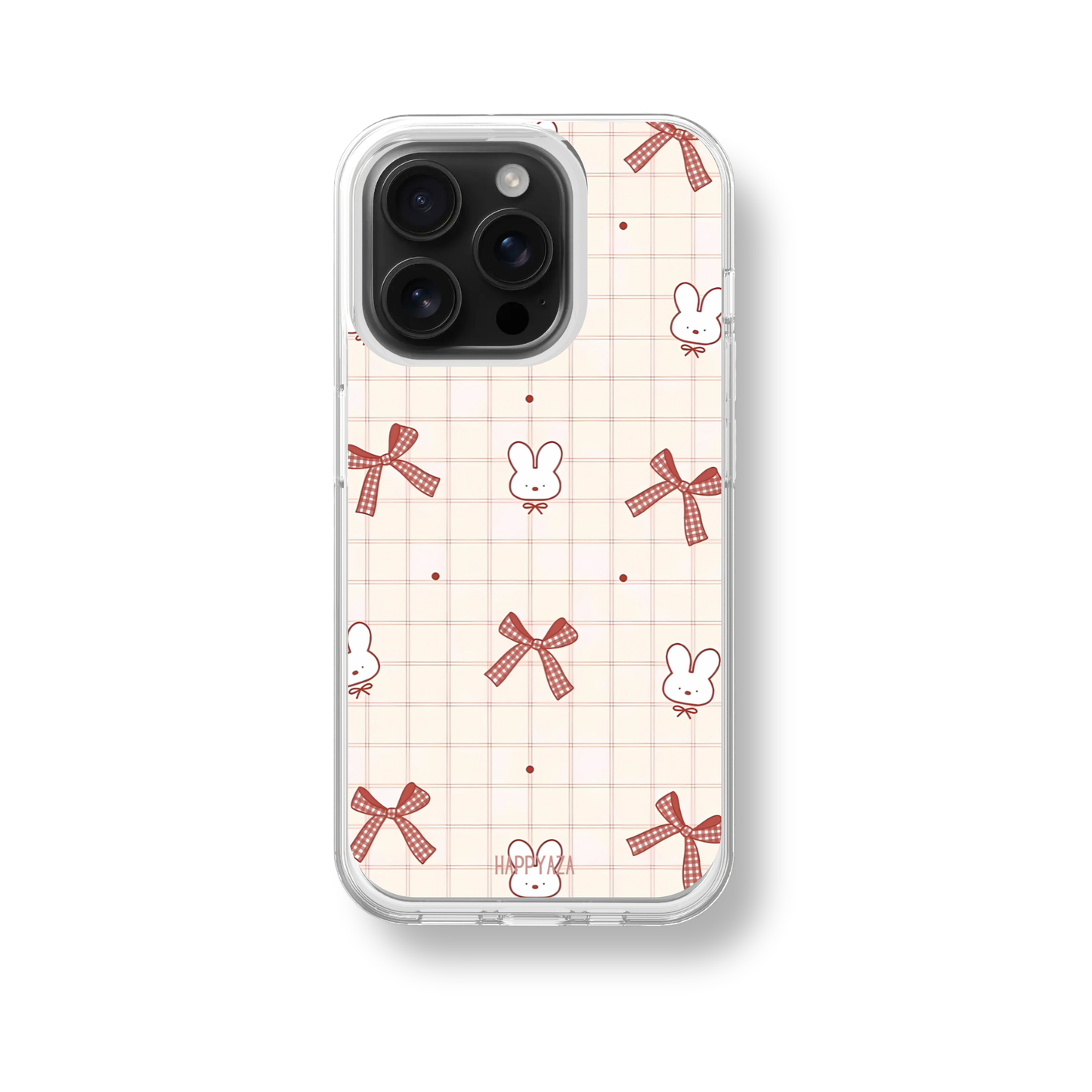 Bunny Bow Charm Soft Silicone Case