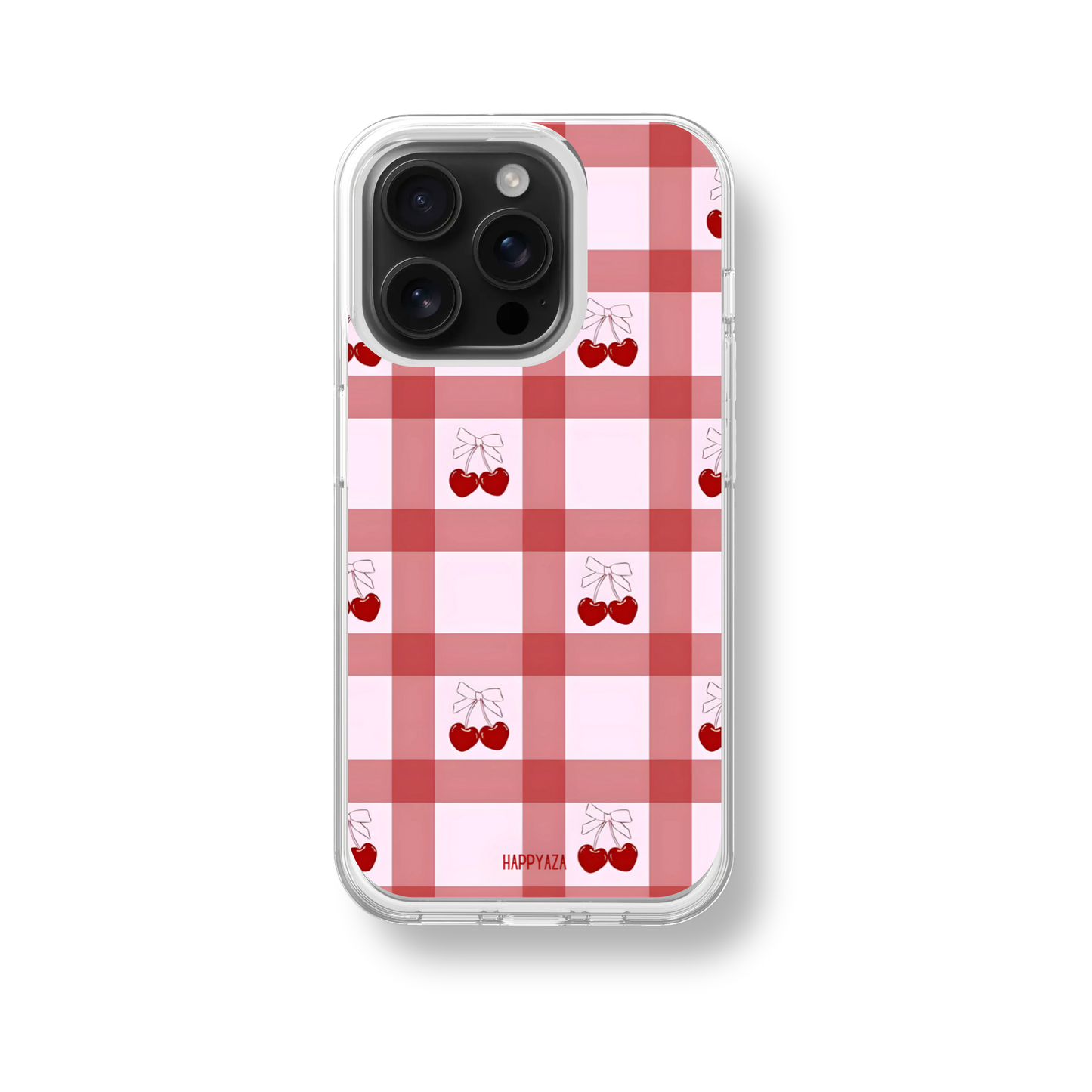 Cherry Picnic Gingham Soft Silicone Case