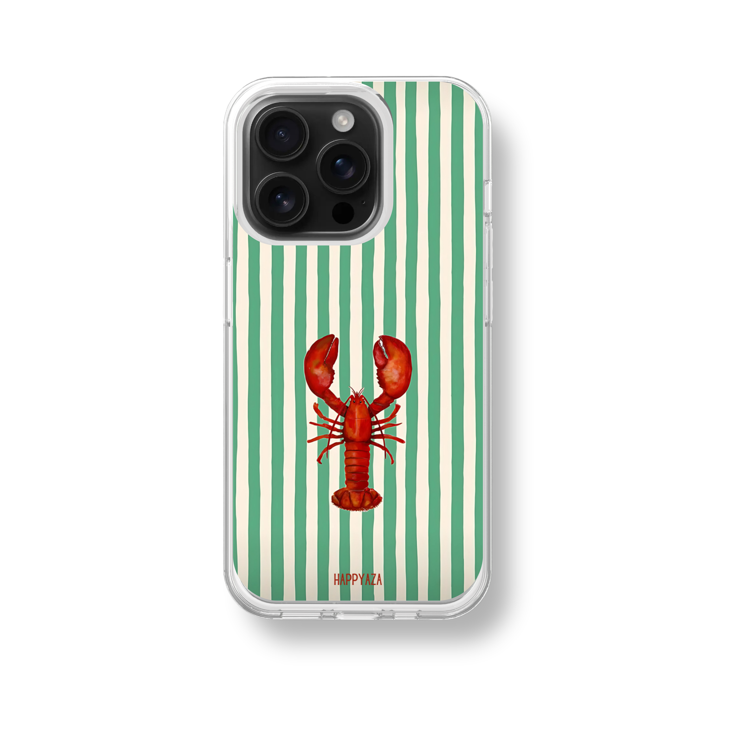 French Riviera Lobster Stripes Soft Silicone Case