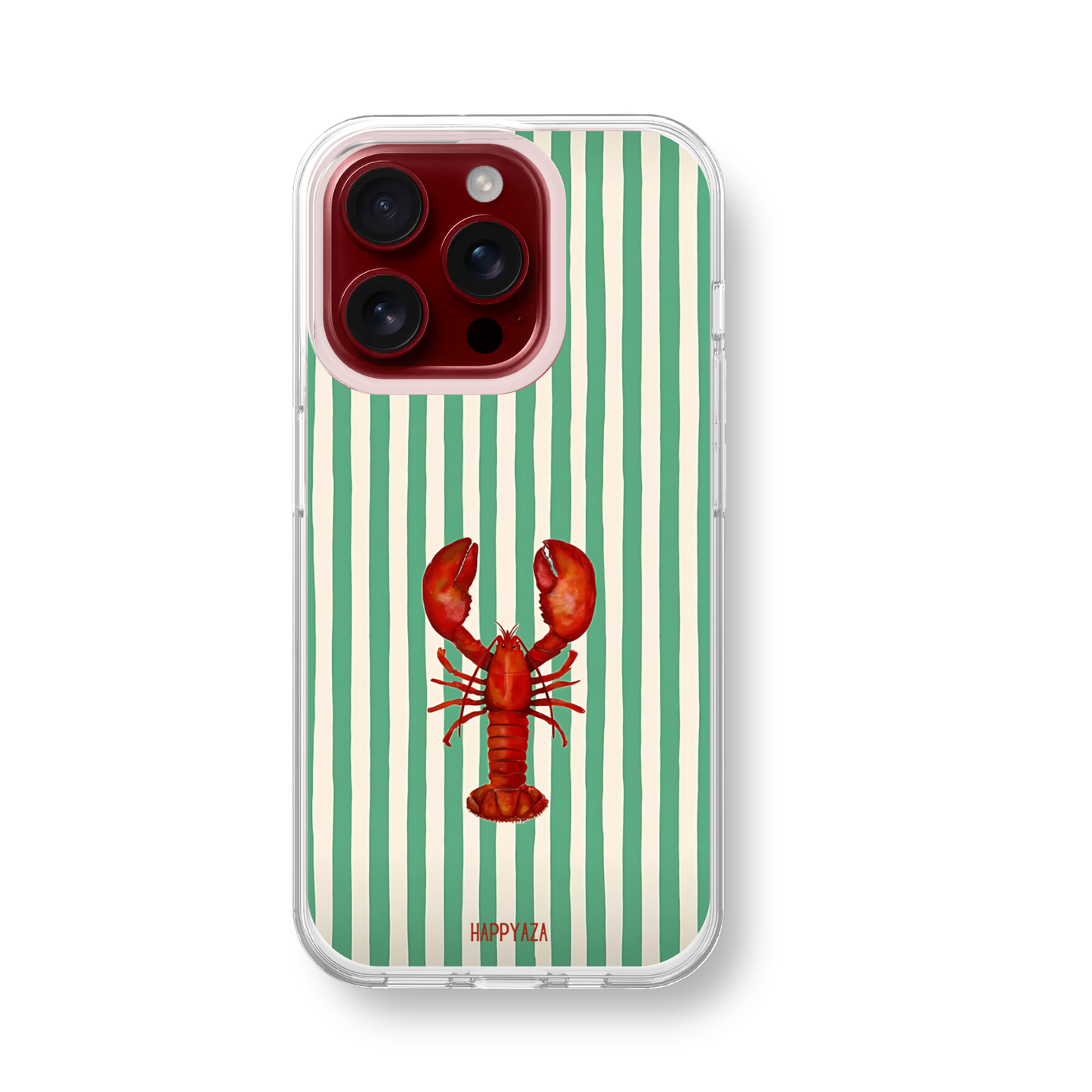 French Riviera Lobster Stripes Soft Silicone Case