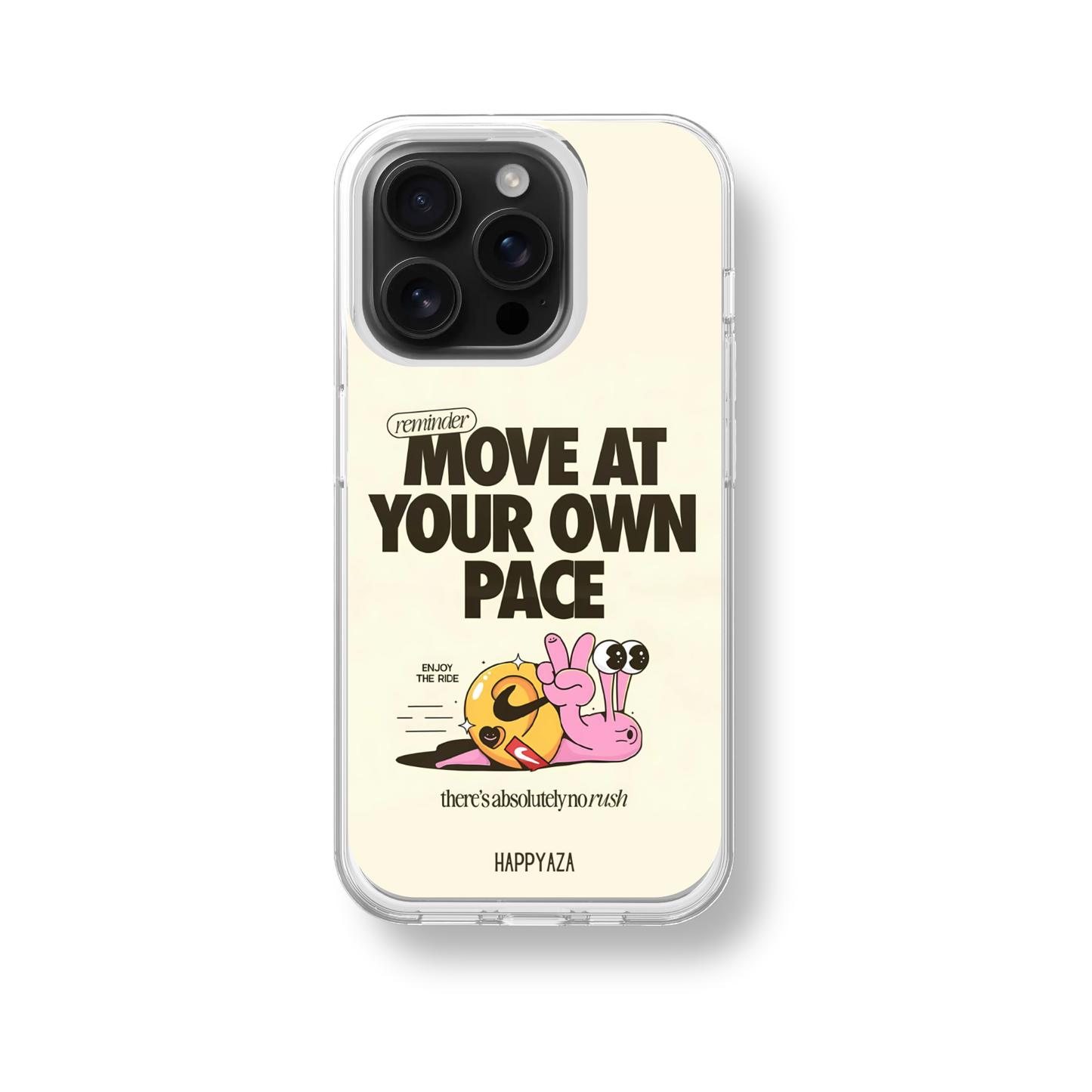 Move at Your Own Pace Soft Silicone Case