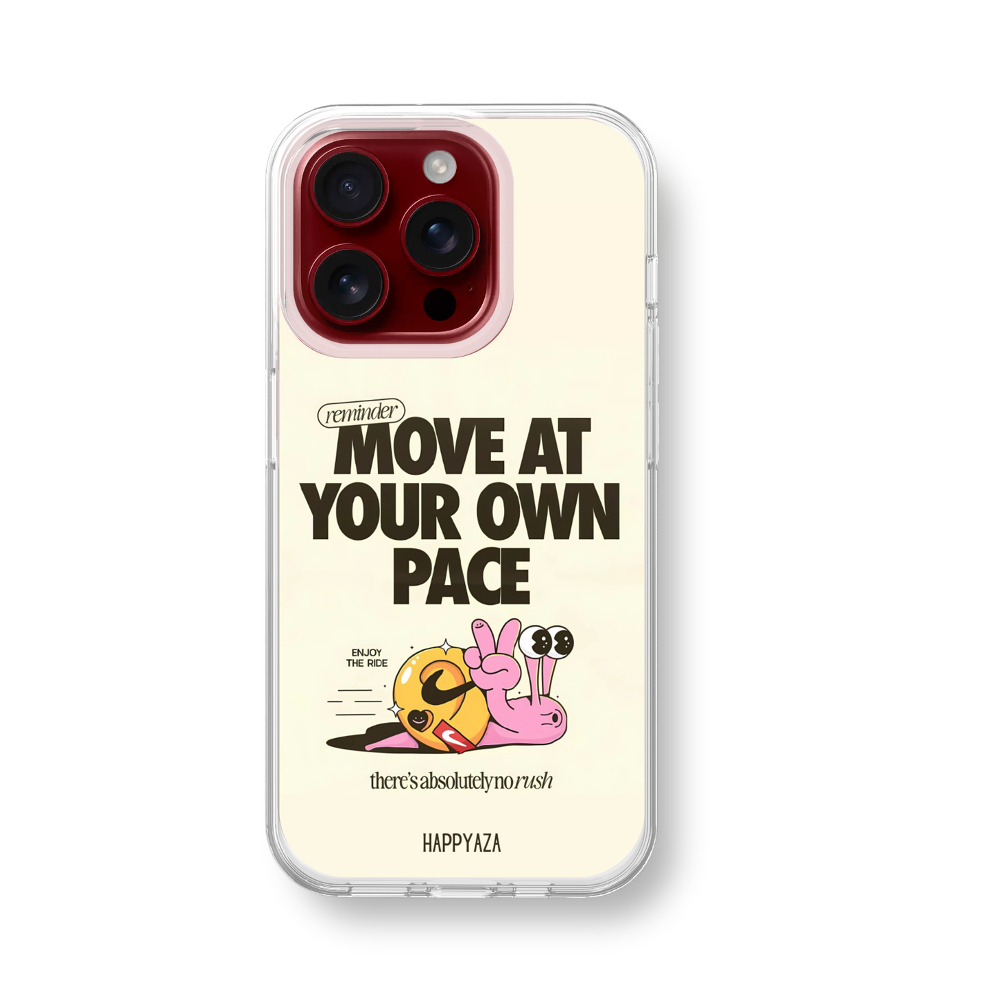Move at Your Own Pace Soft Silicone Case
