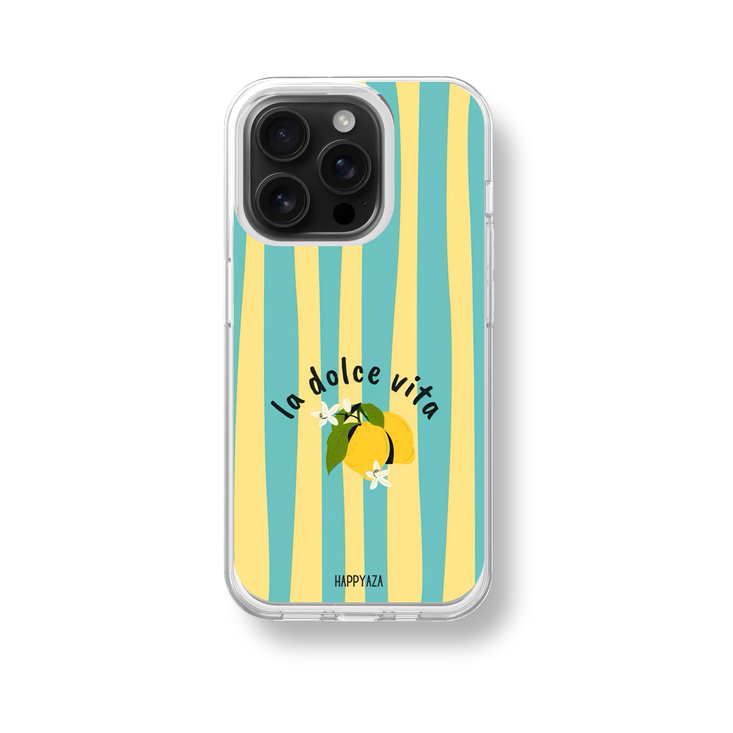 La Dolce Vita Lemon Stripes Soft Silicone Case