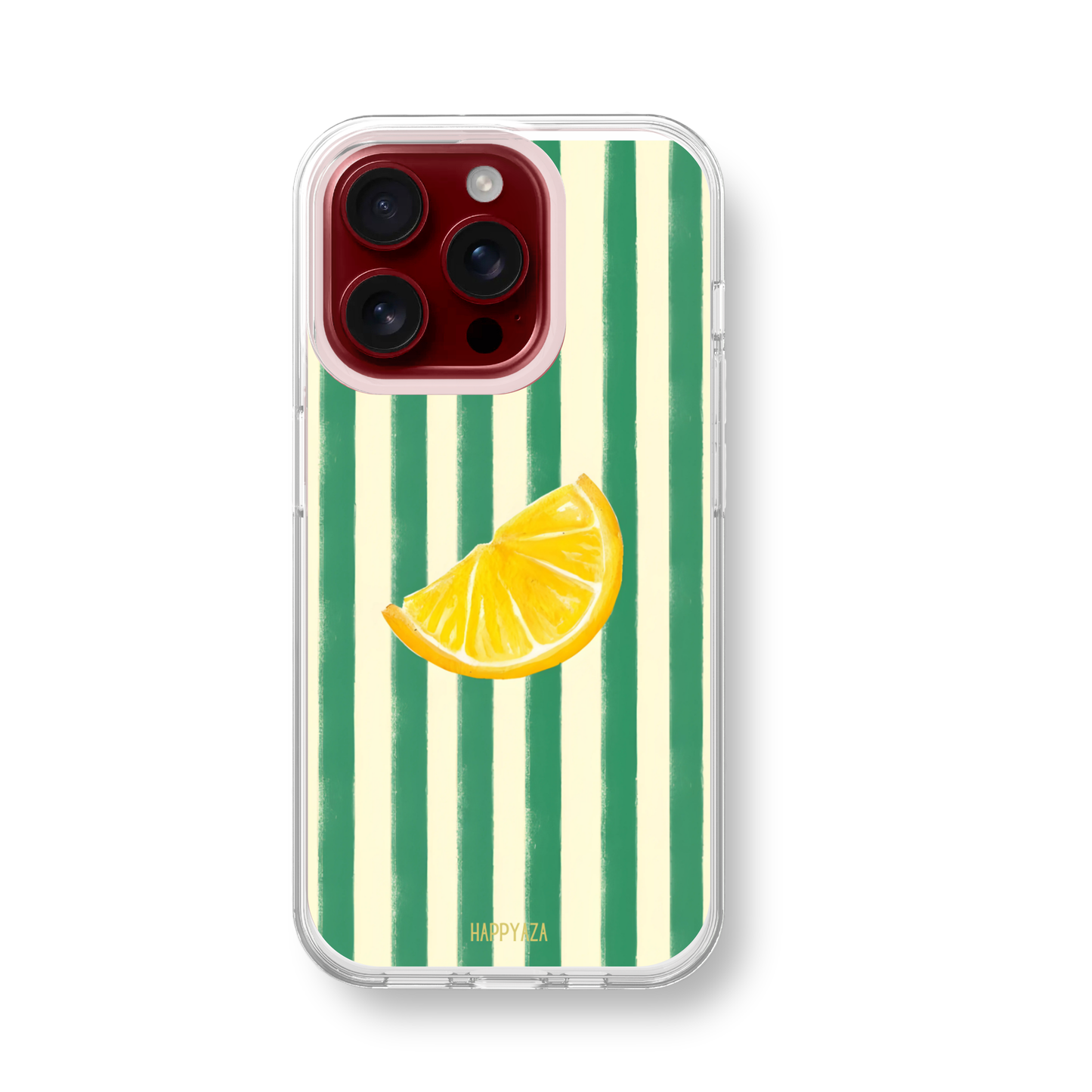 Citrus Zest Stripes Soft Silicone Case