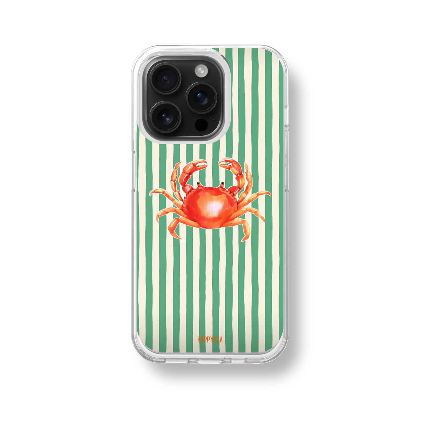 Coastal Crab Stripes Soft Silicone Case