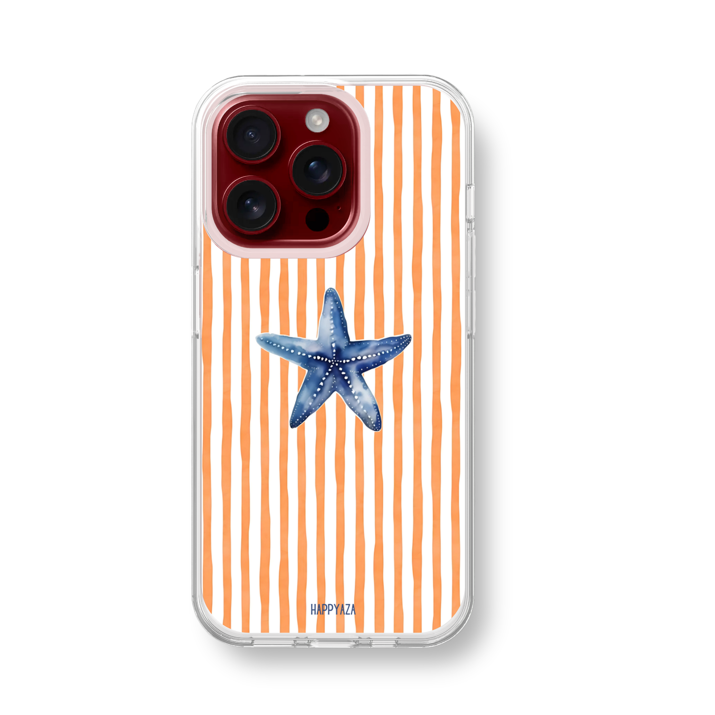 Starry Seashell Stripes Soft Silicone Case