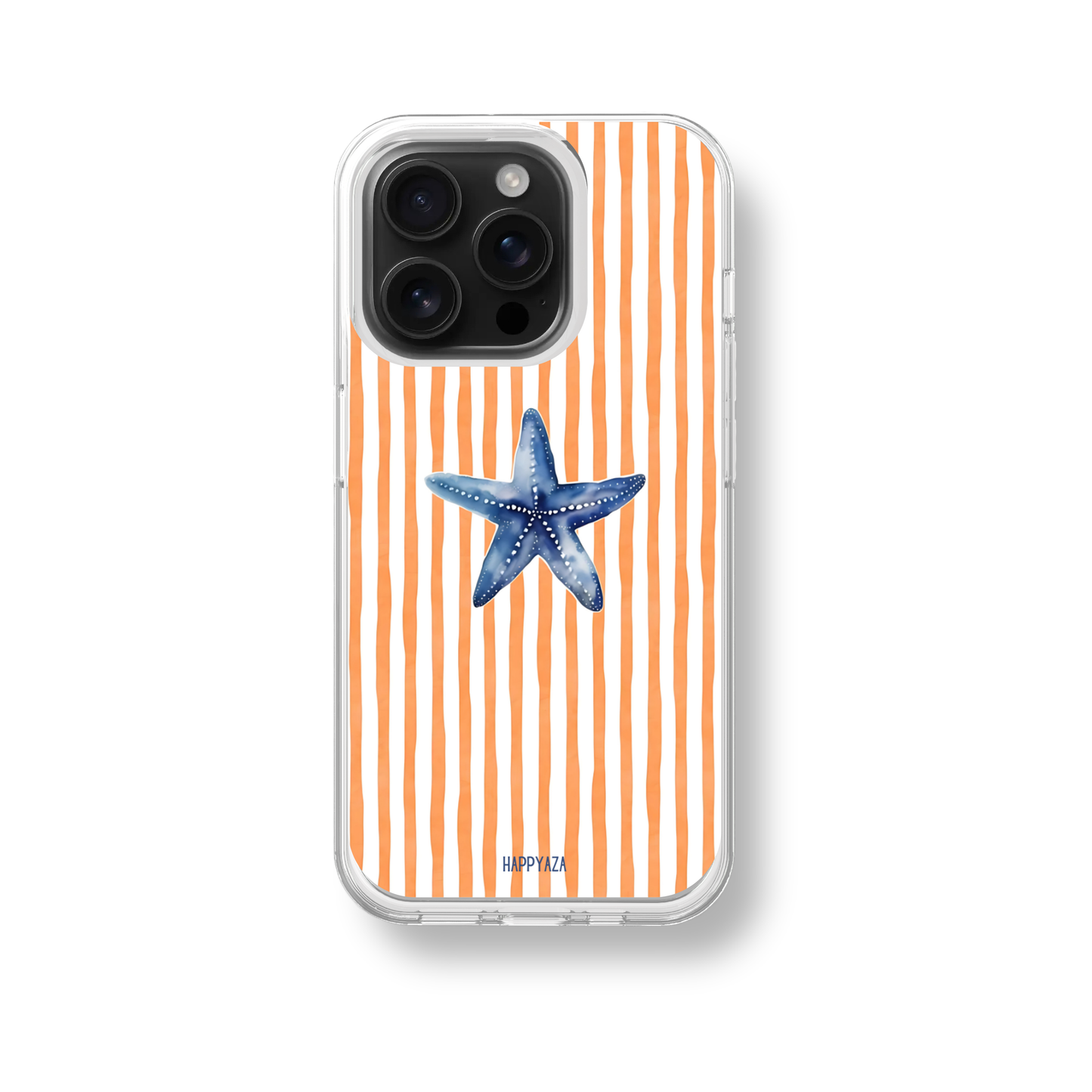 Starry Seashell Stripes Soft Silicone Case