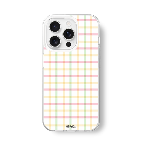 Colorful Plaid Soft Silicone Phone Case