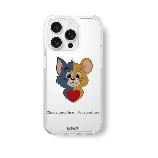 Choose A Good Heart Soft Silicone Phone Case