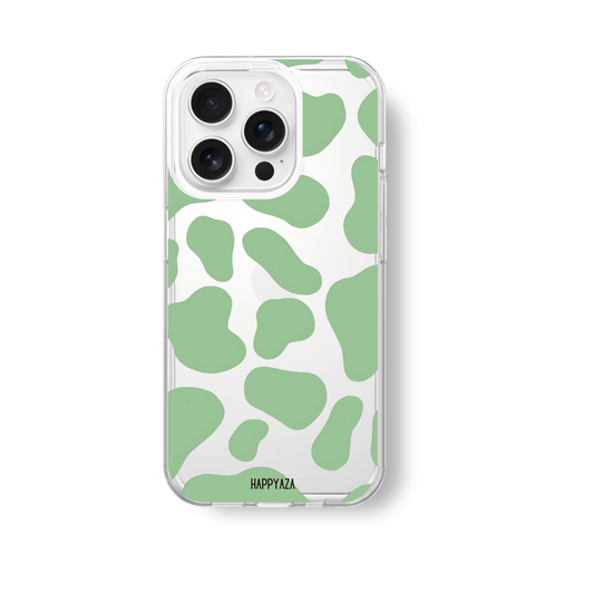 Y2k Green Cow Soft Silicone Phone Case