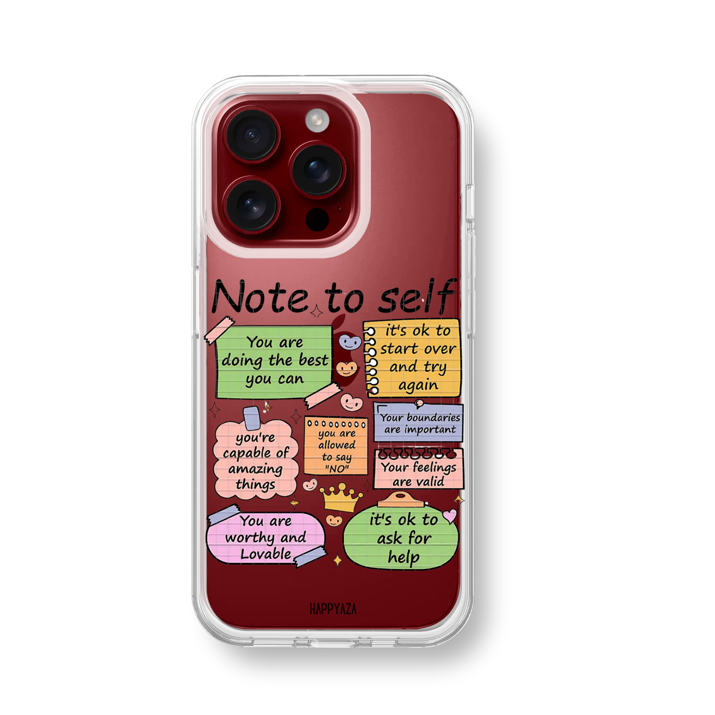 Note To Self Soft Silicone Phone Case