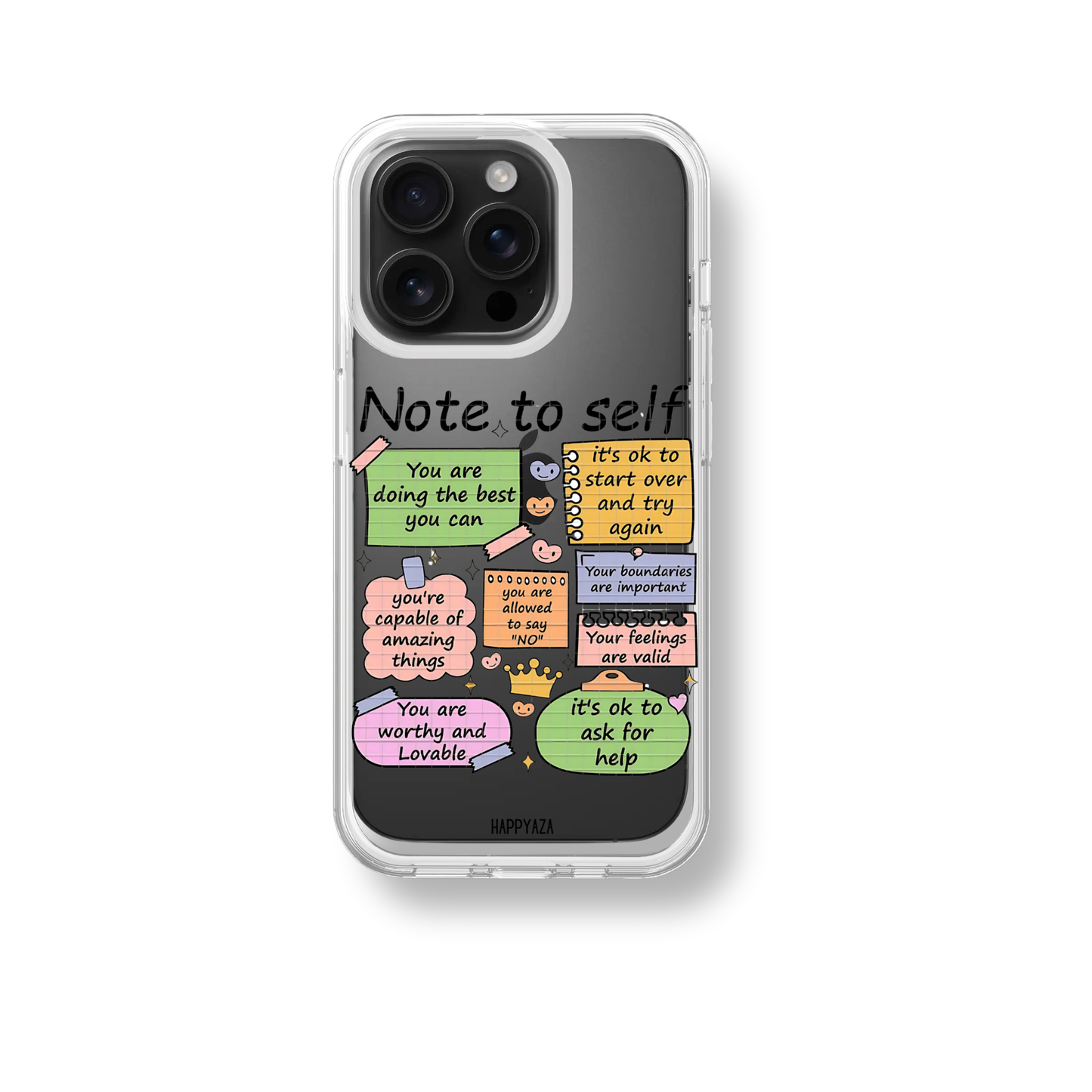 Note To Self Soft Silicone Phone Case