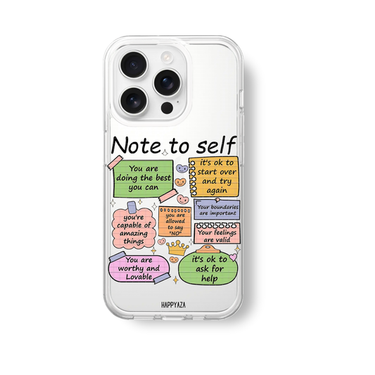 Note To Self Soft Silicone Phone Case