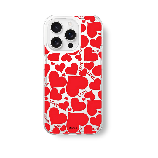 Love hearts Soft Silicone Phone Case