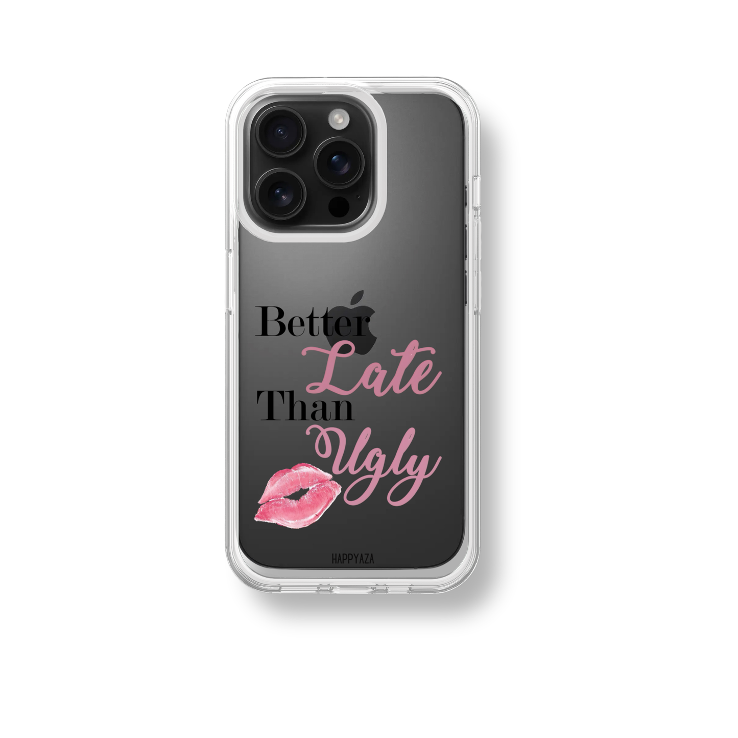 Better Late Than Ugly Silicone Phone Case