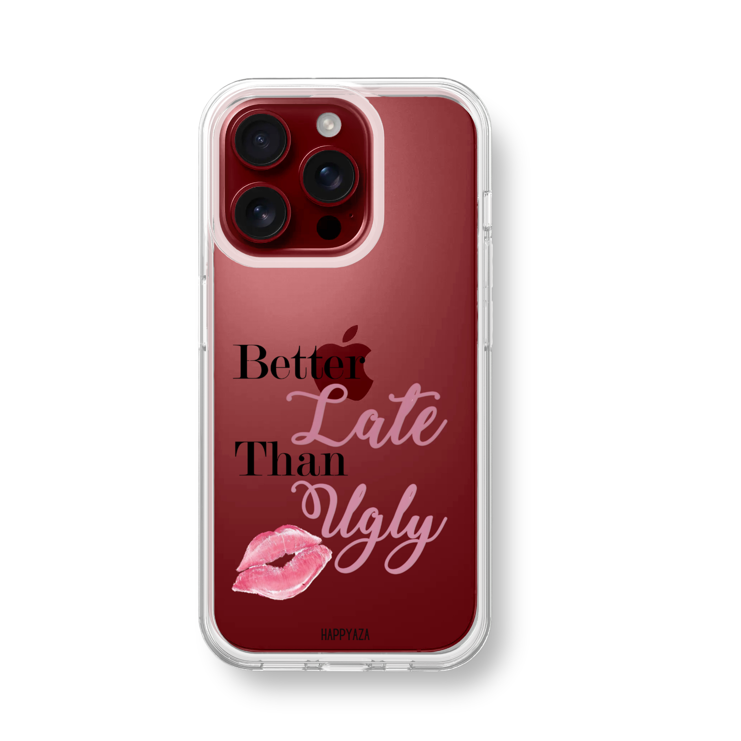 Better Late Than Ugly Silicone Phone Case