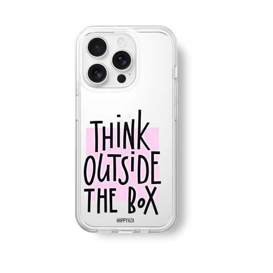 Think outside the box Silicone Phone Case