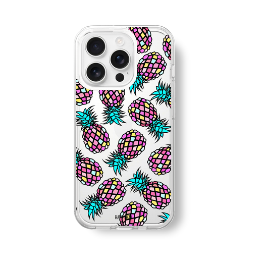 Colorful Pineapple Silicone Phone Case