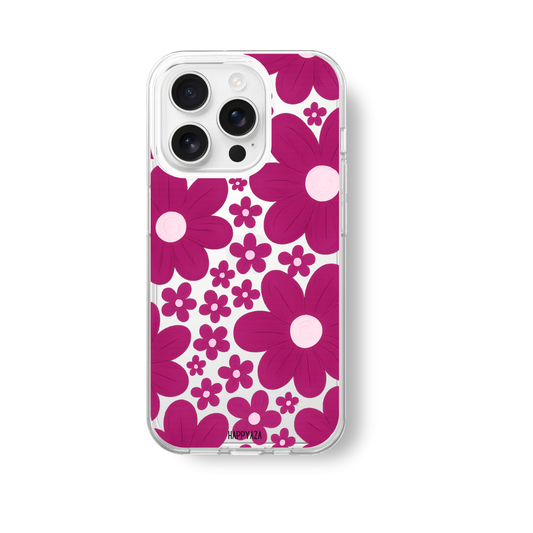 Pink Daisy Silicone Phone Case