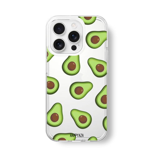 Cute knife cut avocado Soft Silicone Phone Case
