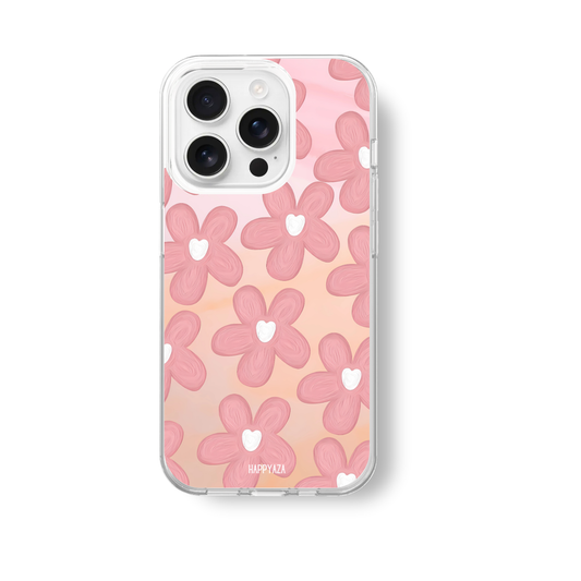 Blush Blossoms Silicone Phone Case
