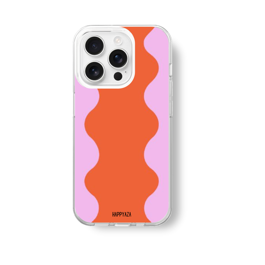Pink Ripple Silicone Phone Case