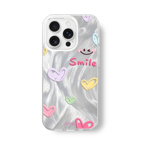Smile & Hearts Soft Silicone Case