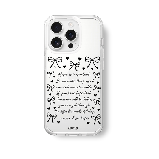 Hope Silicone Phone Case