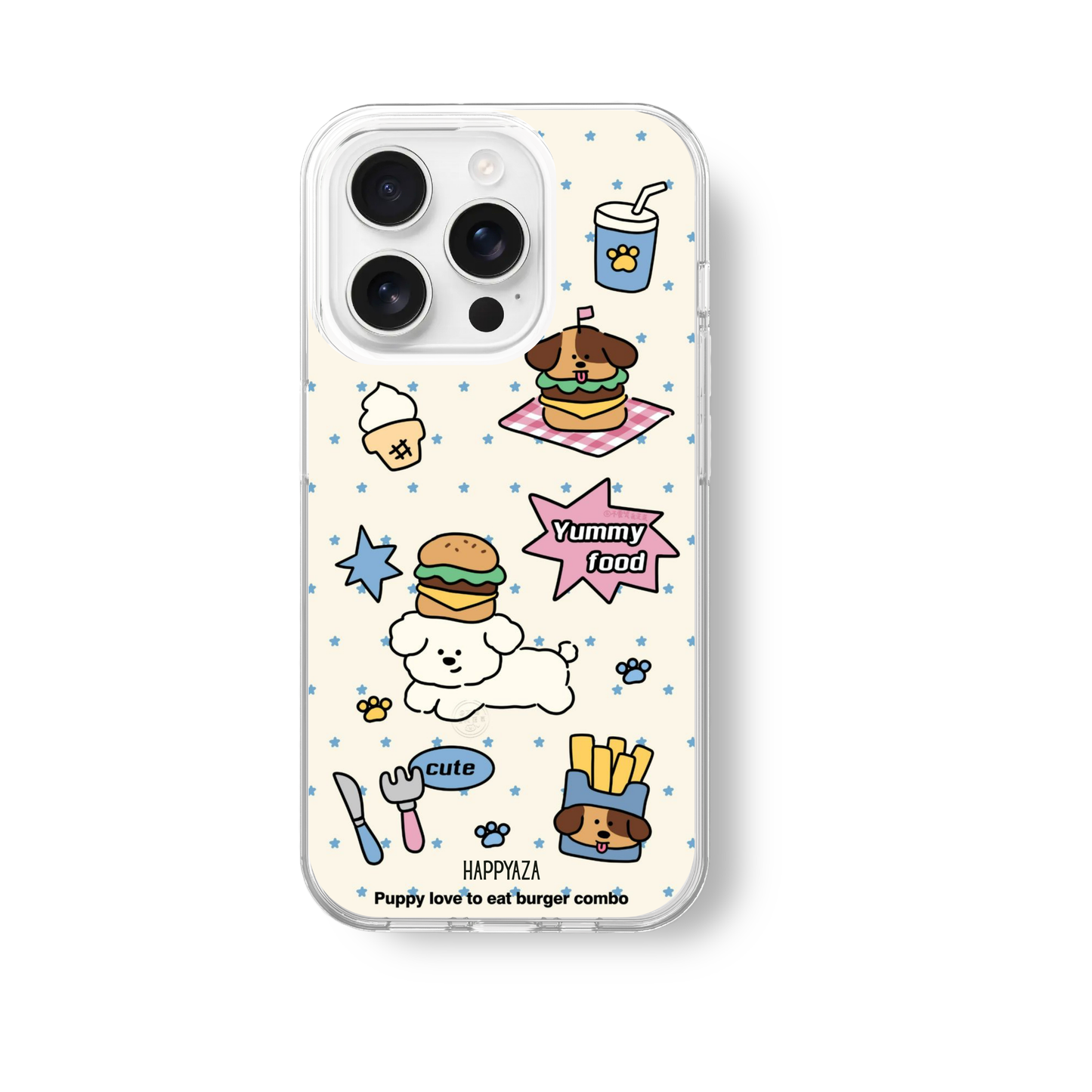 Burger Puppy Soft Silicone Case