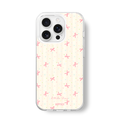 Little Star Bow Pattern Soft Silicone Case