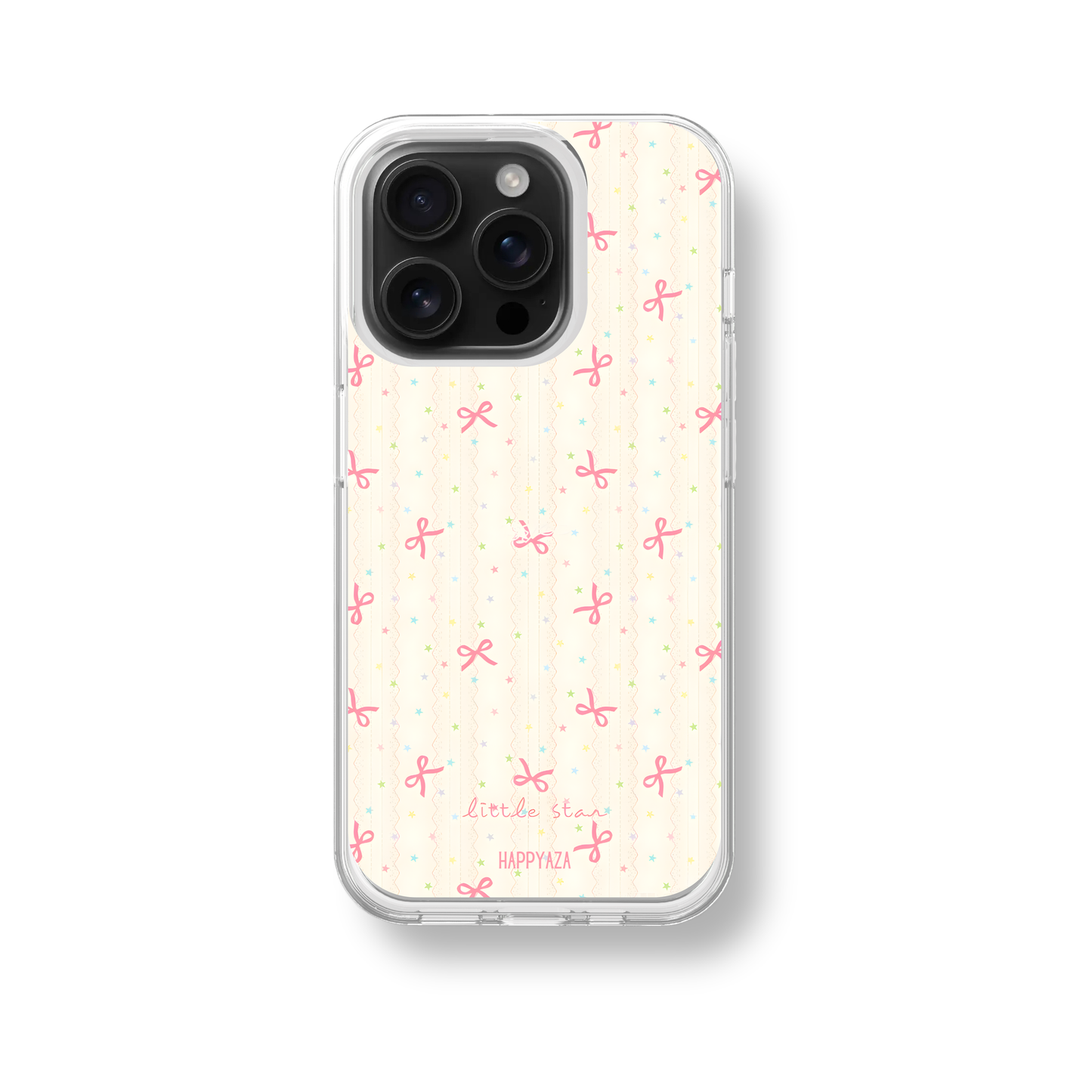 Little Star Bow Pattern Soft Silicone Case
