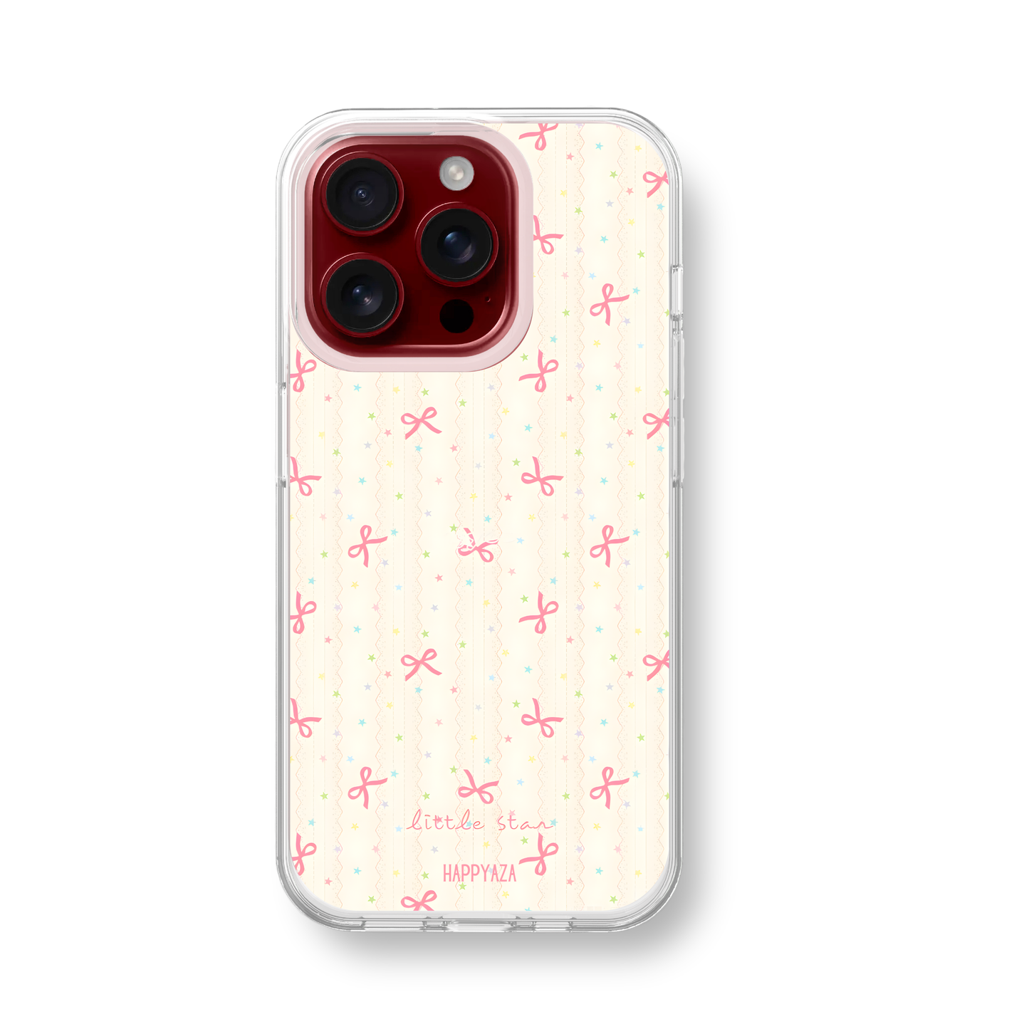Little Star Bow Pattern Soft Silicone Case